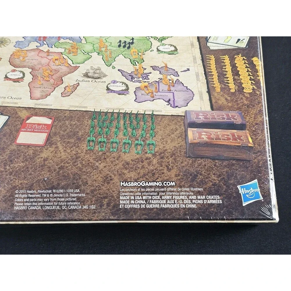 Risk The Game of Strategic Conquest Board Game by Hasbro New and Sealed